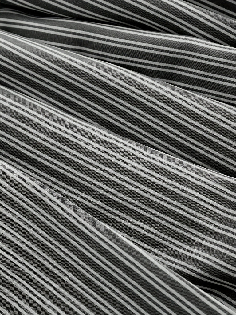 Abito finto a due pezzi a righe e plissettature anni '60