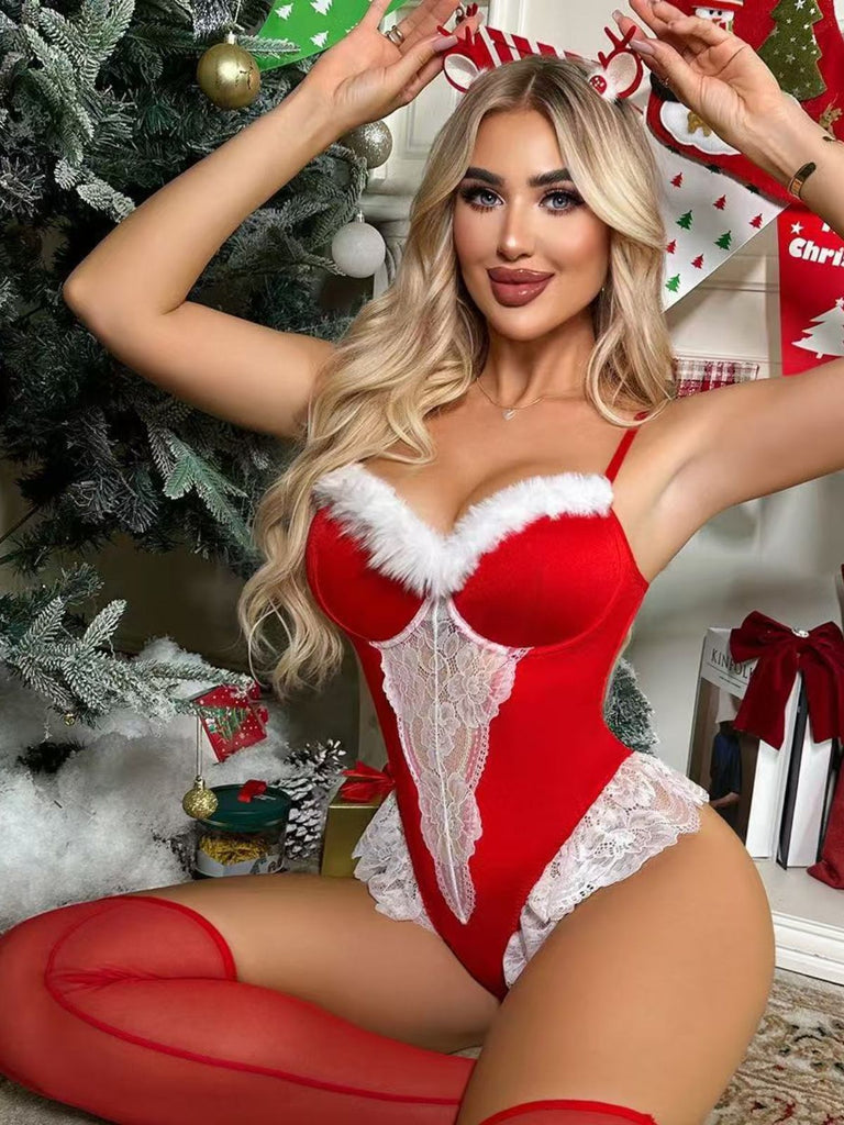 Pigiama natalizio rosso anni '80