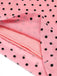 Tuta lunga monospalla a pois rosa anni '30