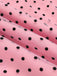 Tuta lunga monospalla a pois rosa anni '30