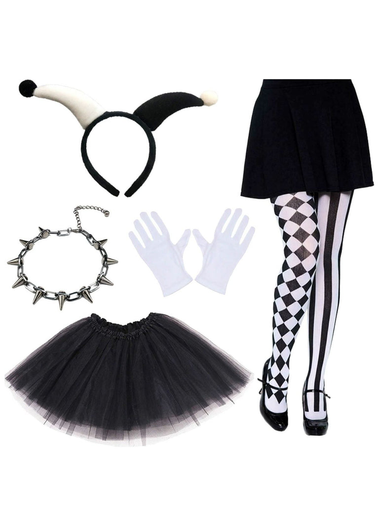 Set di accessori per costumi da clown Halloween