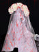 Velo in tulle per sposa fantasma con rosa di sangue