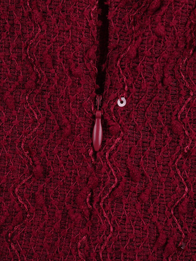 Abito lungo senza spalline a spina di pesce anni '30