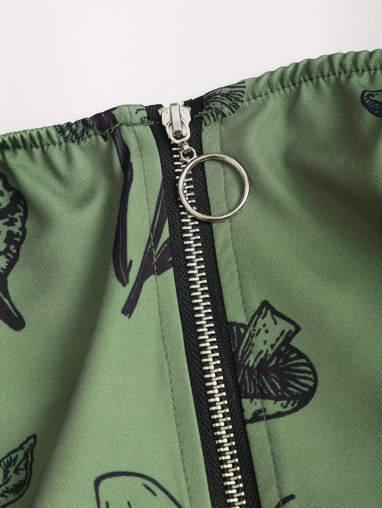 [Taglie forti] Abito floreale a rose steampunk anni '70