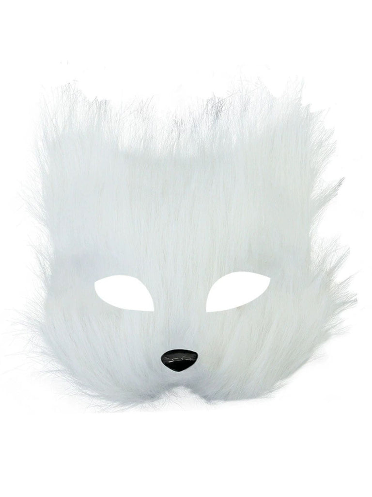Maschera di volpe pelosa per feste di Halloween