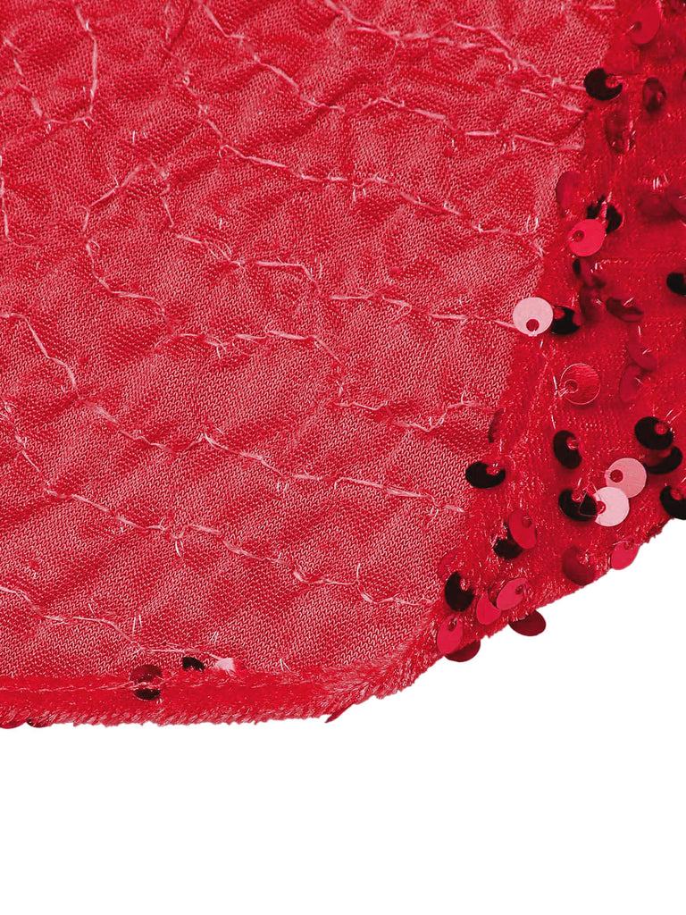 Abito monospalla a forma di bastoncino di zucchero rosa anni '60