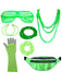 Set di accessori colorati per costumi retrò anni '80