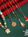 Set di collane a strati natalizi vintage