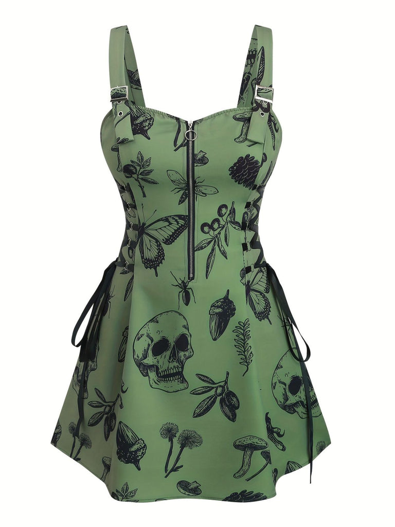 [Taglie forti] Abito floreale a rose steampunk anni '70