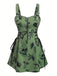 [Taglie forti] Abito floreale a rose steampunk anni '70