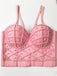 Corsetto in perle canotta a spina di pesce anni '80