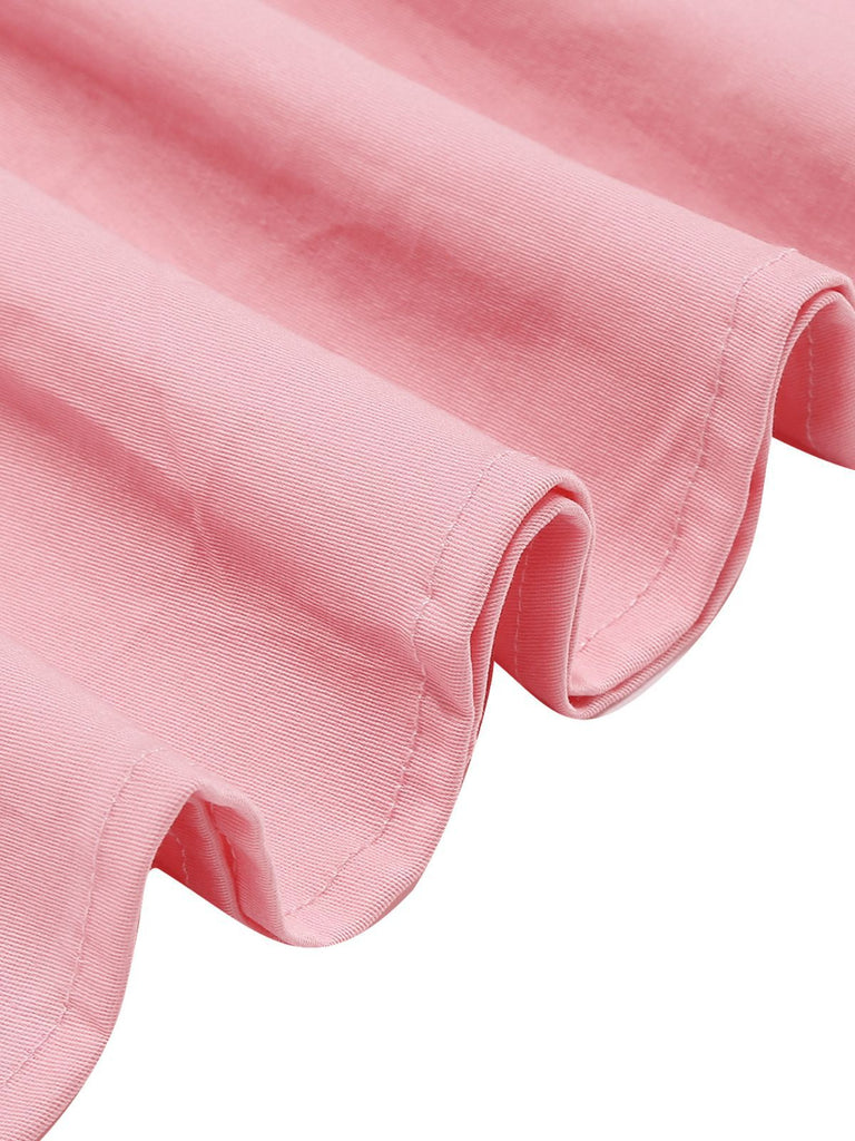 Abito senza maniche con colletto alla marinara e papillon anni '50