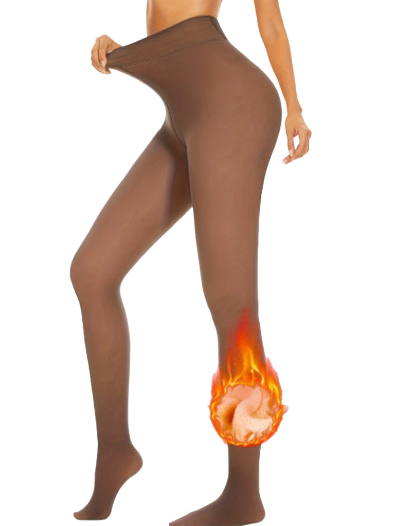 Collant caldi e coprenti spessi e anti-strappo e foderati in pile