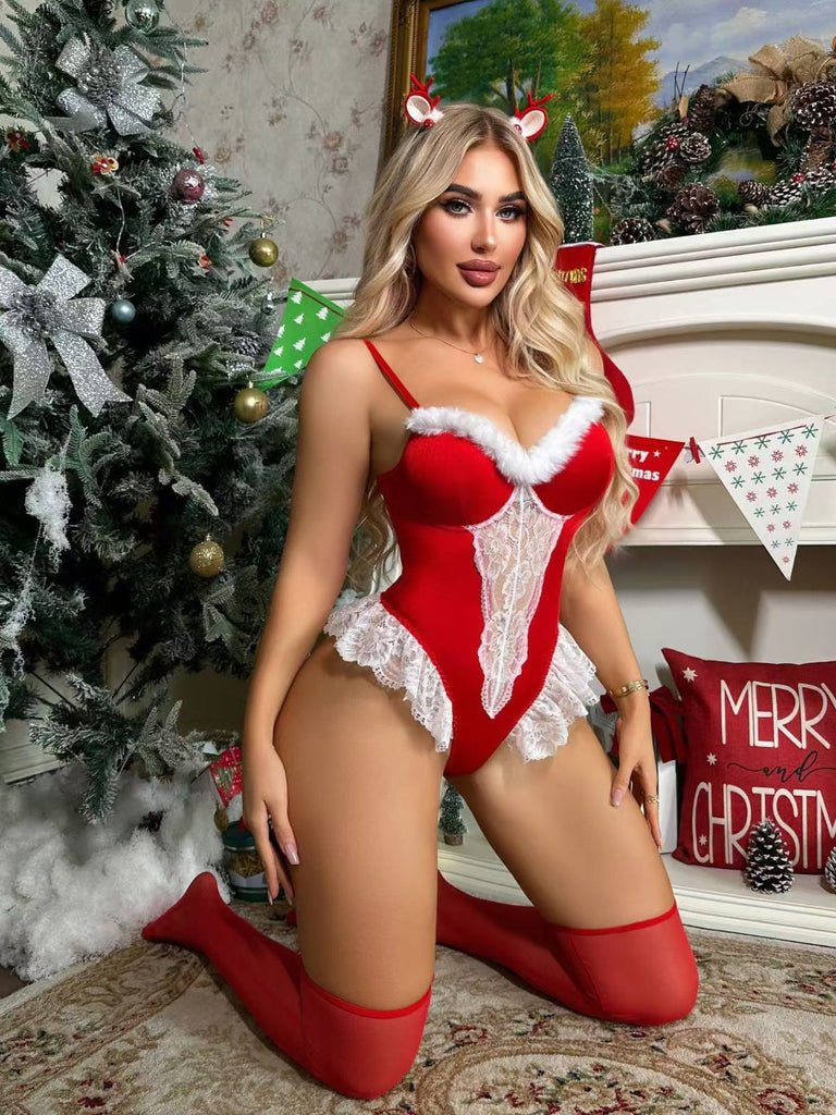 Pigiama natalizio rosso anni '80