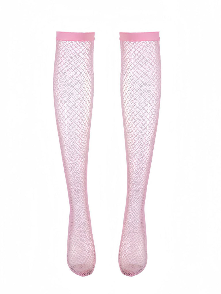 Camicia da notte con pizzo a cuore trasparente anni '80