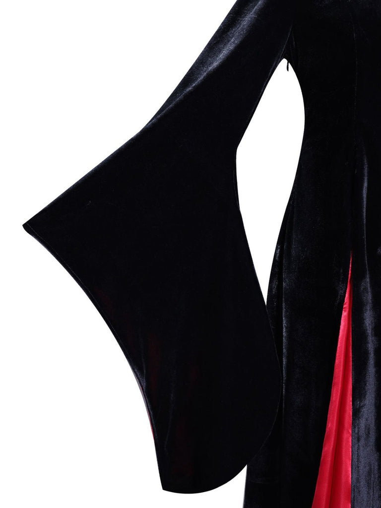 Abito in velluto stile Mercoledì Addams anni '30