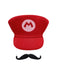 Completo con bretelle e cappello di Mario anni '70