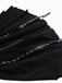 Abito punk metal patchwork con cintura nero anni '80
