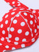 Costumi bikini scollo all'americana e pois retrò anni '50