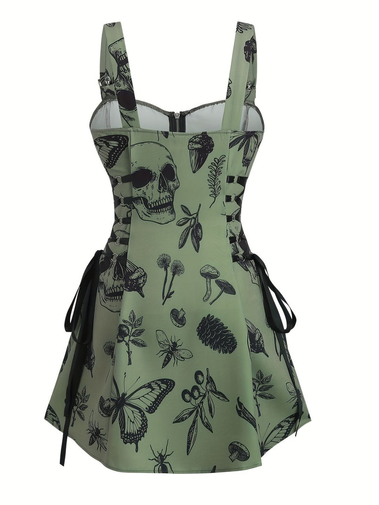 [Taglie forti] Abito floreale a rose steampunk anni '70