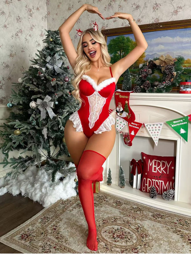 Pigiama natalizio rosso anni '80