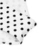 Costumi intero a pois con lacci bianco anni '40