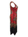 Abito flapper con scollo a V e perline e paillettes anni '20