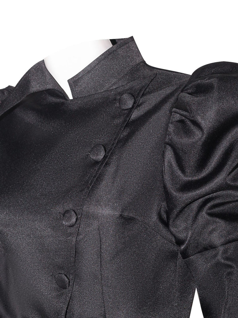 Costume da strega Elphaba ispirato Wicked con cappello nero anni '40