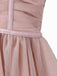 Abito in tulle con fiocco e spalline sottili anni '70