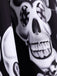 Abito a teschio senza maniche Halloween anni '50