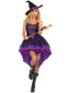 Costume da strega in pizzo ragnatela Halloween anni '70