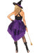 Costume da strega in pizzo ragnatela Halloween anni '70