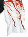 Abito con macchie di sangue in stile terrifier anni '60