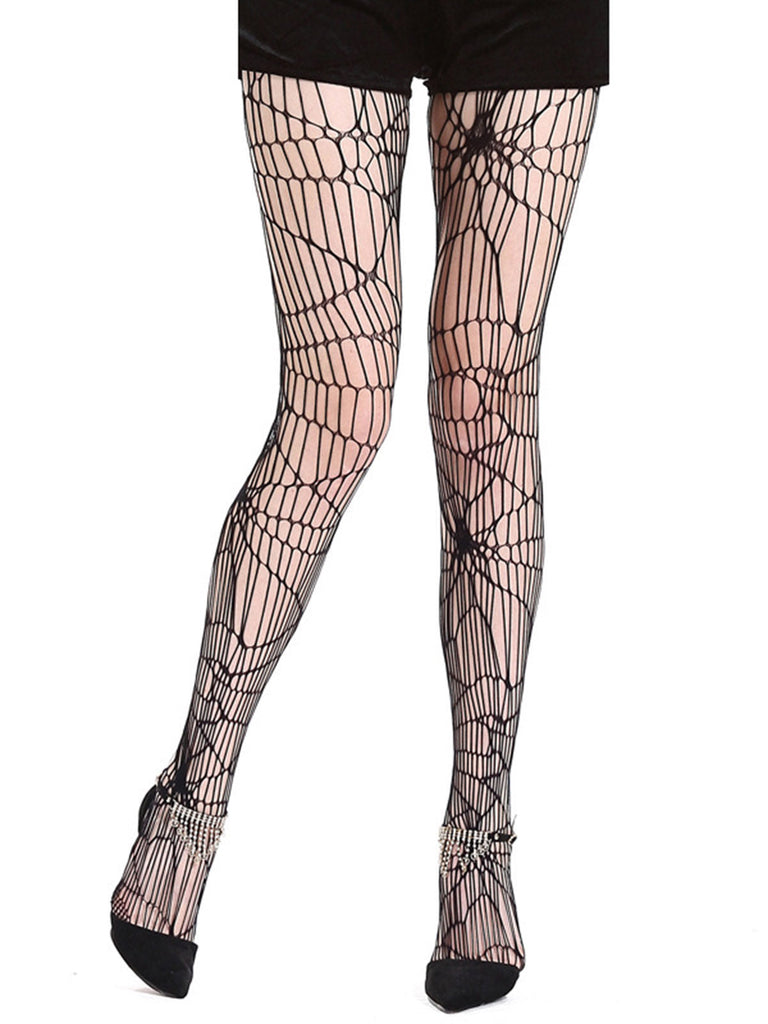 Collant a forma di ragnatela di Halloween