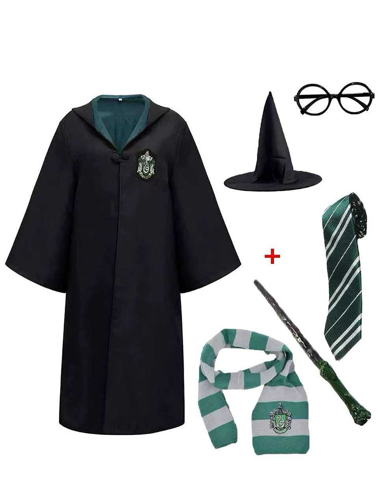 Set di costumi della scuola di magia Halloween anni '70