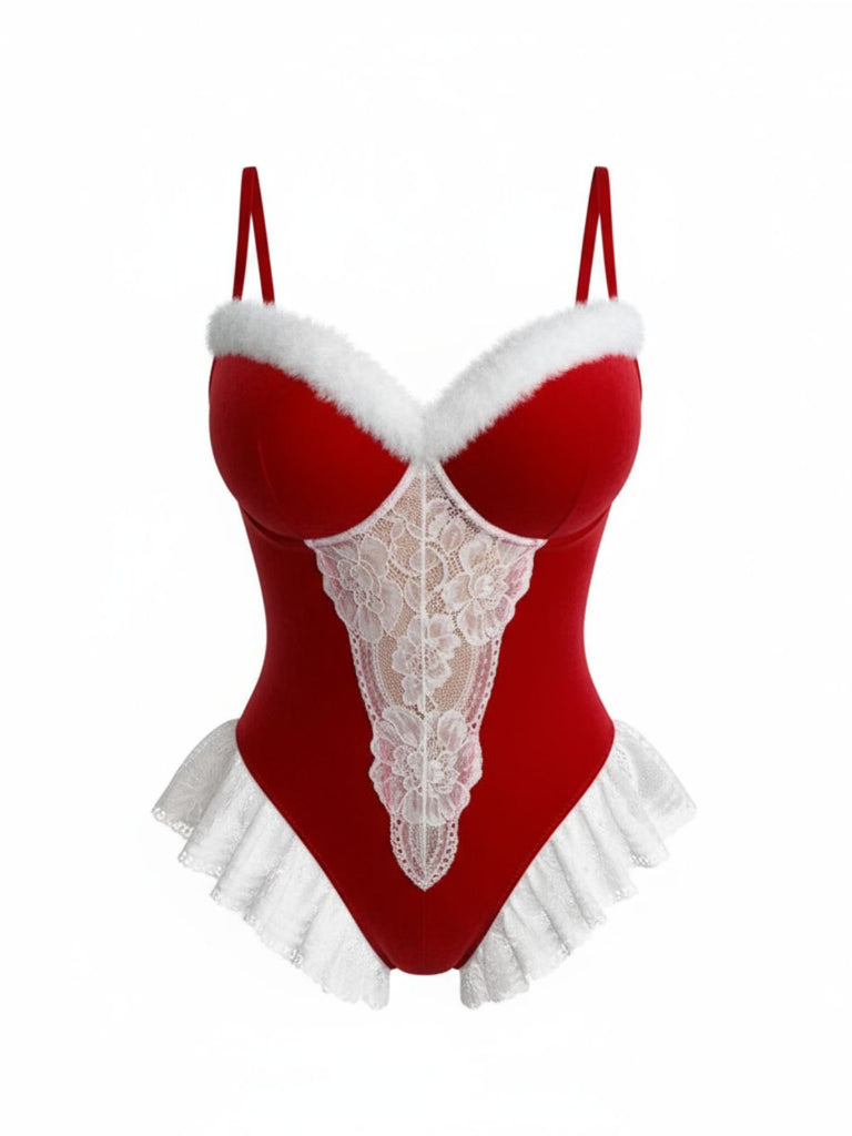 Pigiama natalizio rosso anni '80