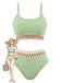 Bikini-verde-a-coste-con-vita-alta-e-motivo-a-zigzag-anni '50