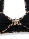 [Pre-Vendita] Set Bikini con Ornamenti Metallici a Stella di Mare e Bordo Leopardato Nero Anni '50 4