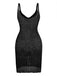 Copricostume Hollow U-Neck Side con Spacco Anni '80 9