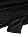 Costume Intero Nero in Pizzo con Scollo a V Ruched Anni '50 6