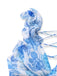 [Pre-Vendita] Abito Lungo Floreale con Cut-Out e Spalline a Volant Blu Anni '50 4