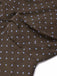 [Pre-Vendita] Abito in Voile a Pois con Collo Annoato Asimmetrico Marrone Anni 2000 5