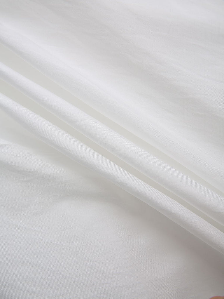 Mini abito in raso con spalle scoperte bianco anni '60