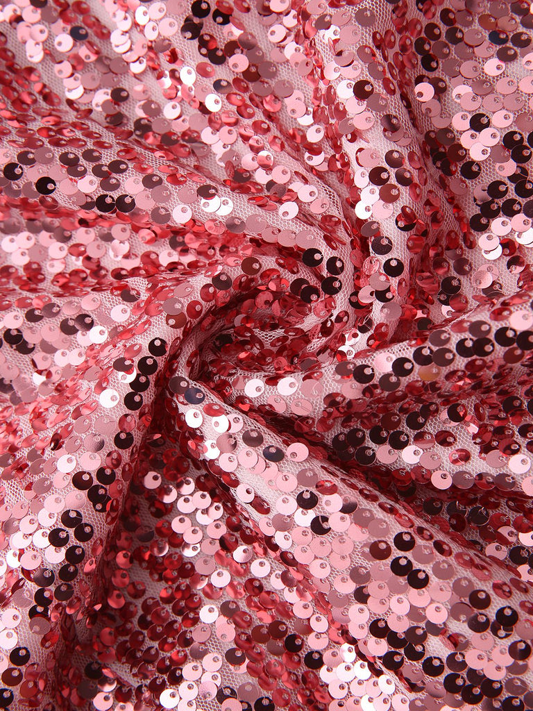 [Prevendita] Abito da discoteca con paillettes e maniche a svasata anni '70