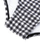 Costumi plaid spalline sottili bianco e nero anni '40