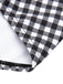 Costumi plaid spalline sottili bianco e nero anni '40