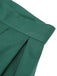 Gonna plissettate tinta unita verde anni '50