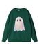 Felpa vintage con fantasma Halloween anni '80