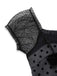 Gray 1960s Bowknot Mesh Patchwork Polka Dot Dress - vintage dress, retro fashion