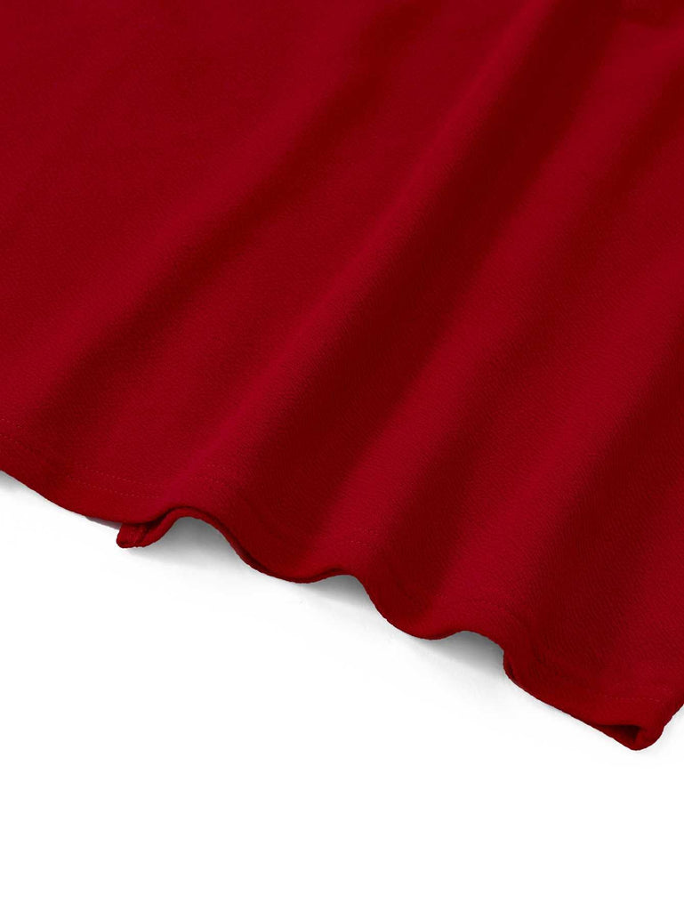 Abito con spalle scoperte e finiture in pelliccia sintetica anni '30